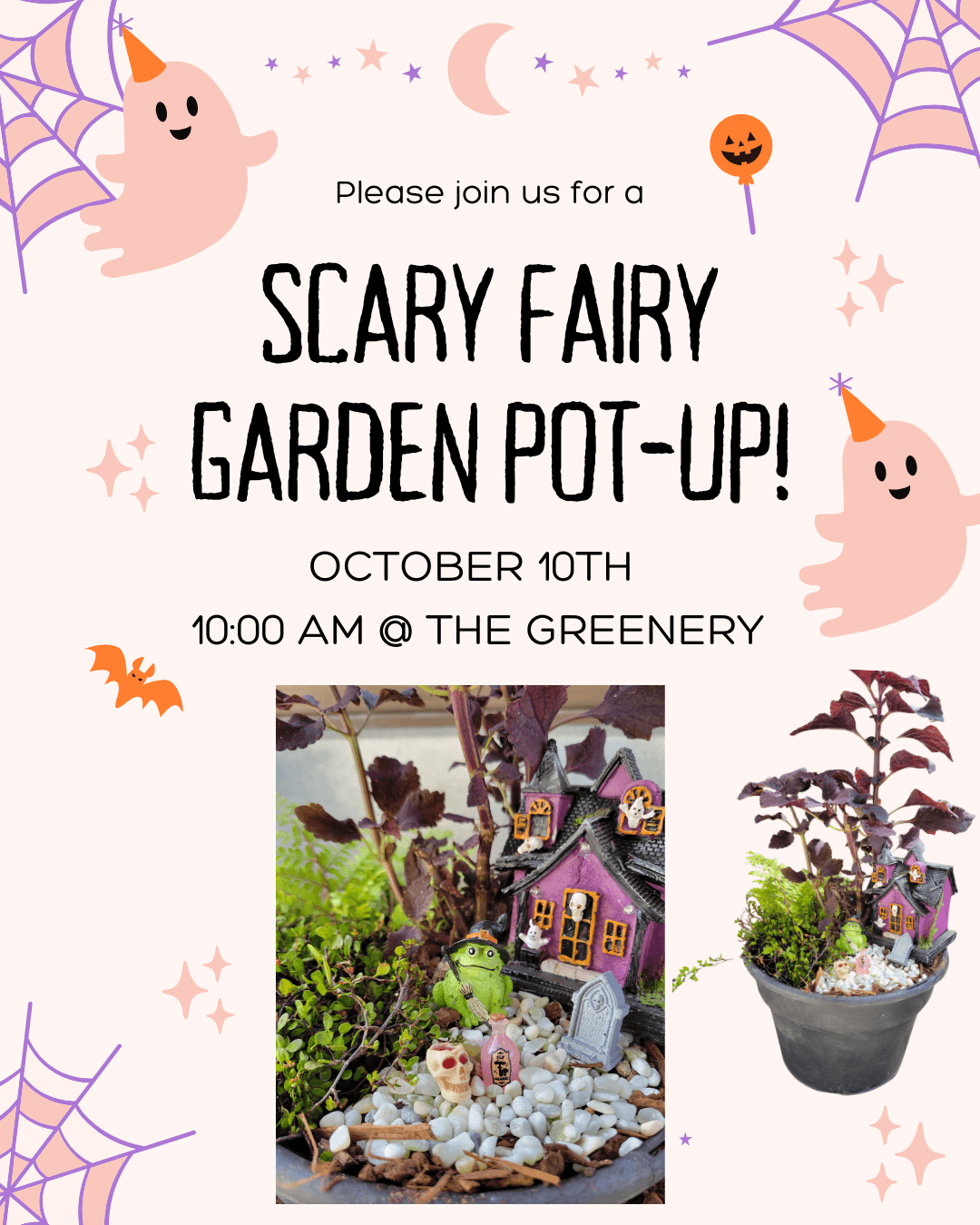 Scary Fairy Garden Pot Up